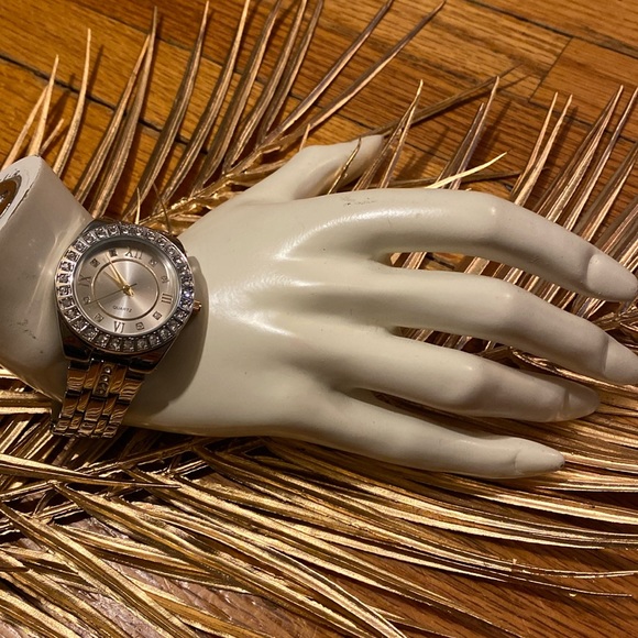 Silver Rhinestone Watch - Picture 4 of 6